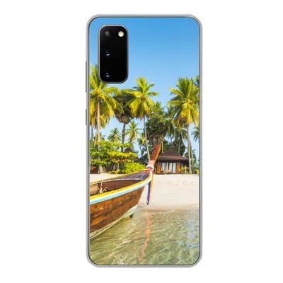 Produktbild von MuchoWow® Handyhülle Schutzhülle Hülle für Samsung Galaxy S20 Strand - Kajak - Sommer Silikon Softcase Handy Hülle - Bild