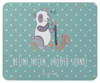 Produktbild von Mr. & Mrs. Panda Mouse Pad Bassklarinette Sound - Meeresbrise - Geschenk, Musikinstrument, Mauspad, Humor, Musiker, Orchestermusik, pc, Musikliebhaber, Lernen, Mousepad