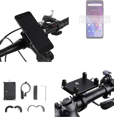 Produktbild von K-S-Trade Handyhalterung für das Fahrrad kompatibel mit Cubot P60 Halter Lenkstange Fahrradhalterung Motorrad Bike Mount Befestigung Smartphone Handy