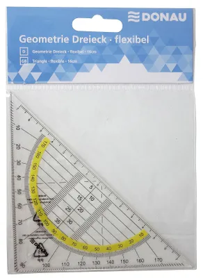 Obrázek produktu pro DONAU 4210003-00 Geometriedreieck Flexi 16 cm flexibel