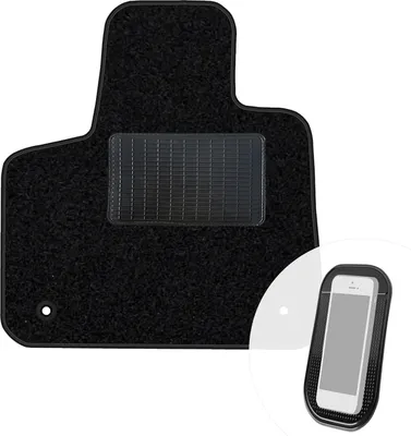 Immagine prodotto di moto-MOLTICO tappetino conducente auto velours lato conducente tappetini auto nero tappetino conducente 1 pezzo adatto per Opel Grandland X dal 2017
