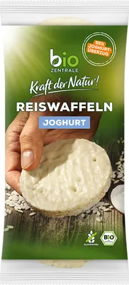 Immagine prodotto di Tortine di riso biologiche con una croccante copertura di yogurt, delicatamente dolci e deliziose 100g
