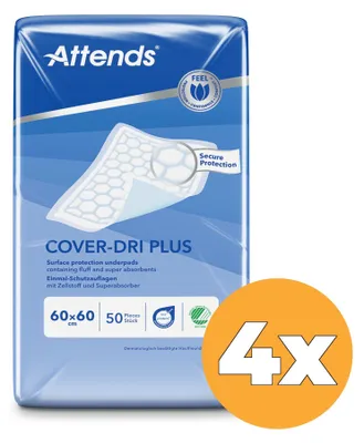 Produktbild von 4x Attends Cover Dri+ 60 x 60 (50 Stück)