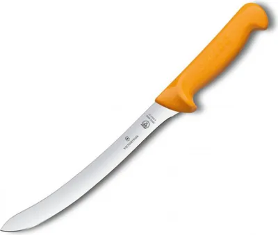 Zdjęcie produktu dla Swibo, nóż do filetowania ryb, 20 cm, prosty, elastyczny, pomarańczowy, SB