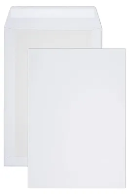 Produktbild von DULA - Umschläge mit Kartonrückseite - EC4 - 240 x 340 mm - 10 Stück - Selbstklebend mit Klebestreifen - 120 Gramm