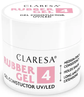 Obrázok produktu pre Claresa ??el buduj??cy Rubber ??el 4 -12g