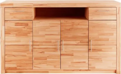 Produktbild von Highboard Anrichte Kommode Sideboard Kernbuche teilmassiv geölt