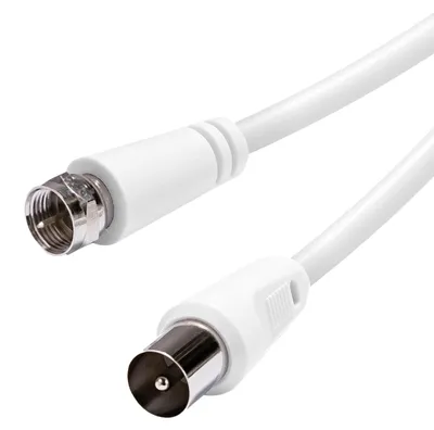 Produktbild von Koaxial-Satellitenkabel Typ F Stecker auf Stecker