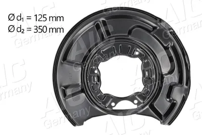 Produktbild von AIC Spritzblech Bremsscheibe passend für MERCEDES-BENZ E-Klasse Limousine (W211) Hinten Links 55099 Ankerblech