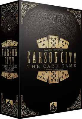Produktbild von Quined Games Kartenspiel Carson City - strategisches Brettspiel für 2-6 Spieler