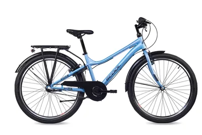 Image de Vélo enfant 26 pouces, Nexus 3 vitesses, frein à rétropédalage (N3), vélo VTT enfant, S’COOL troX, à partir de 10 ans, 140-160 cm, bleu clair/bleu foncé