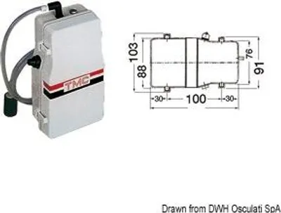 Image de Pompe d'aération pour bassins à poissons, alimentation par batterie Osculati 16.201.00