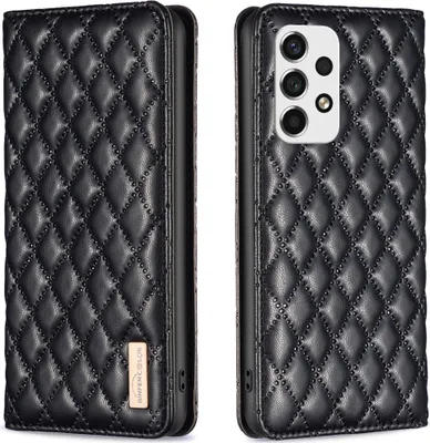 Immagine prodotto di Custodia Galaxy A53 5G, elegante custodia in pelle flip portacarte con supporto per Samsung Galaxy A53 5G Nero