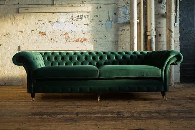 Obrázek produktu pro Designové čalouněné pohovky Chesterfield, látkové, 4 místné, velké rozměry, model "Chouchen"