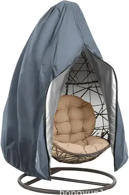 Produktbild von wasserdichte Abdeckung FüR Garten-HäNgesessel Hängesessel-Abdeckung mit UV-Sonnenschutz, for Gartenschaukel, Eierstuhl, wasserdicht, Rattan-Sitzmöbel-Abdeckung FüR Garten(Grey-B,230x200cm)