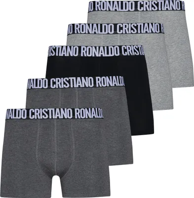 Produktbild von Boxershorts Cr7 Herren Cristiano Ronaldo Boxershorts 5er-Pack Anthrazitgrau