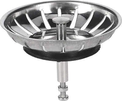Produktbild von easyPART passend für 98835740 KIRCHHOFF Siebkörbchen 81mmØ 1 1/2" mit Hubstange 8x48-69mm für Siebkorbventil Spülbecken