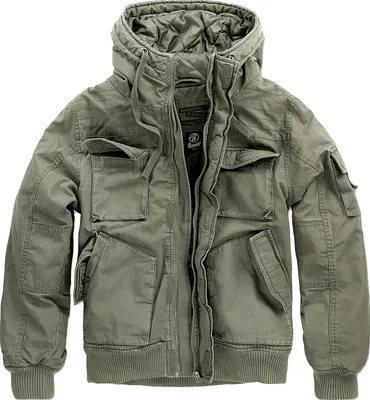 Produktbild von Brandit Winterjacke Herren Bronx oliv Basics 100% Baumwolle XL