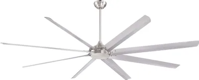 Produktbild von Gleichstrom Deckenventilator mit Fernbedienung Widespan Nickel 254 cm