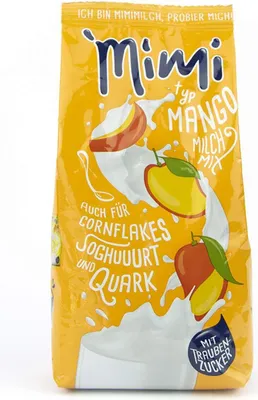 Immagine prodotto di Mimi Milchmix Mango Bevanda in polvere, 2 x 400 g Solubile in latte caldo o freddo