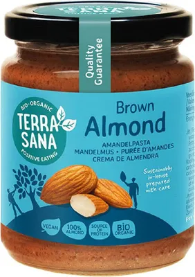 KREM Z MIGDAŁÓW PRAŻONYCH 100 % BIO 250 g - TERRASANA