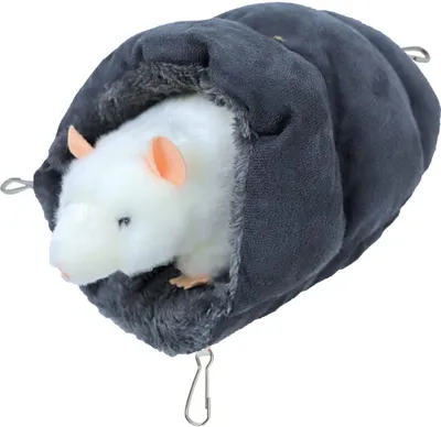 Produktbild von Nagerschlafsack Plüsch grau 25 cm Gebr. de Boon