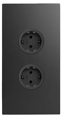 Produktbild von CARESSI Energie-Ecksäule 2ST20 in SCHWARZ / Mehrfachsteckdose