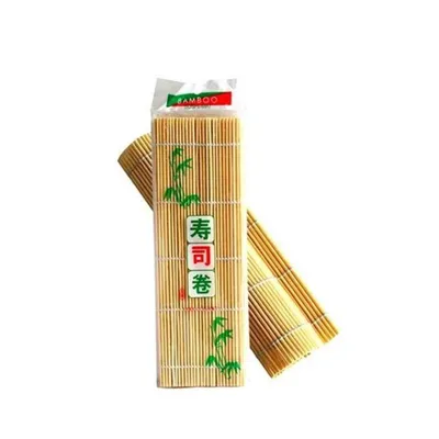 Produktbild von JADE TEMPLE Sushi Bambusmatte für die Zubereitung von Sushi 24 x 24 cm