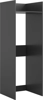 Produktbild von Free Waschmaschinenschrank 1 Klappentür, 1 Regal Anthrazit.