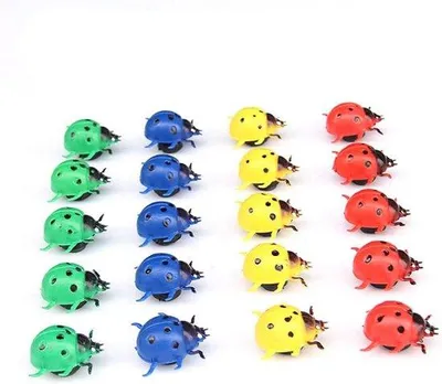 Produktbild von Bunte Dekor-Magnete 50 Stück für Kühlstoff