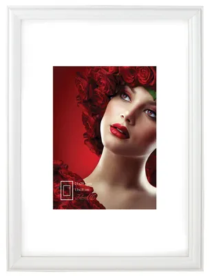 Produktbild von Leano Bilderrahmen aus Holz – Fotorahmen mit Klarglas & Flexipins | Wanddeko & Collage-Rahmen S190 - Farbe: Weiß | Format: 30x40