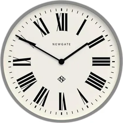 Zdjęcie produktu dla Newgate Italian Wanduhr Number Three in Grau
