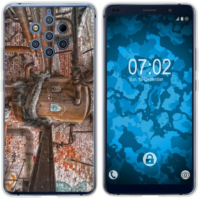 Produktbild von PhoneNatic Case kompatibel mit  Nokia 9 PureView Silikon-Hülle Urban M1