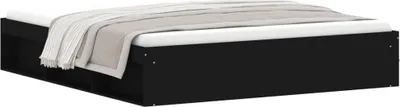 Obrázek produktu pro Rám postele černý 180 x 200 cm Super King Size