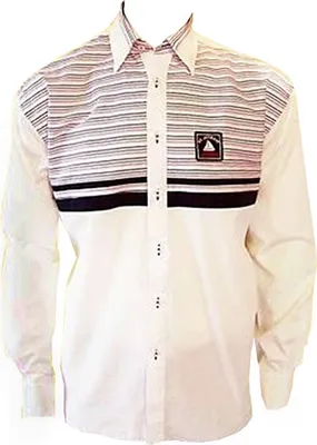 Produktbild von Designer Hemd von St. George Yachting in Weiß/Marineblau SGY12181 L