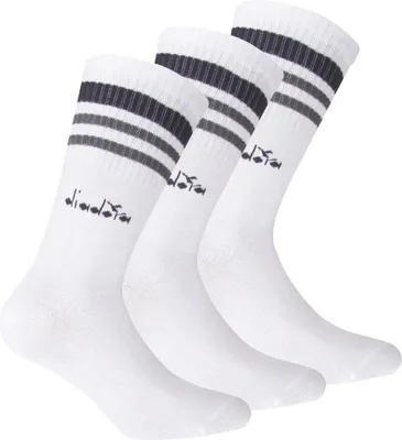 Produktbild von Diadora Uni Tennissocken - 3er Pack, Logo, Streifen Weiß 43-46