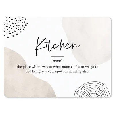 Produktbild von MuchoWow® Mauspad Mousepad Sprichwörter - Küche - Definition der Küche - Zitate - Wörterbuch 23x19 cm - Mousepads - Maus Mat - Pad - Mausunterlage - Schreibtischunterlage - Mauspad