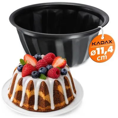 Produktbild von KADAX Gugelhupfform, Spiralnapfkuchenform aus Blech mit Antihaftbeschichtung