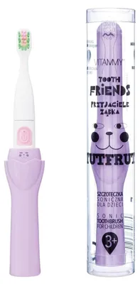 Image de VITAMMY TOOTH FRIENDS Brosse à dents sonique pour enfants, violet-TUTFRUT, 3 ans et plus