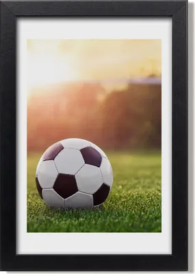 Produktbild von Bild 20x30 MDF-Rahmen, Wandkunst Fußball