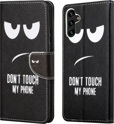 Produktbild von Samsung Galaxy A13 5G / A04s Hülle - Coverup Klapphülle - Don't Touch