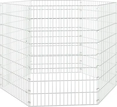 Produktbild von vidaXL Freilaufgehege 6-teilig 54x80 cm Verzinktes Eisen