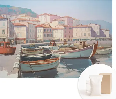 Obrázok produktu pre Samolepiaca fototapeta - Nástenné obrazy do obývačky - 312x219 cm - Dekoratívna fólia na stenu - Moderný dizajn na dekoráciu stien - Tapety do interiéru - Pobřežní ráj