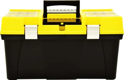 Immagine prodotto di Cassetta degli Attrezzi in Plastica 595x337x316 mm Gialla