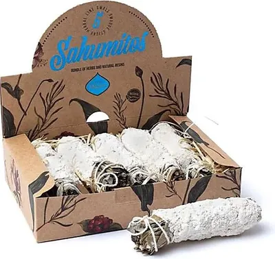 Immagine prodotto di Sagrada Madre Sahumitos Smudge White Yagra Per 5 In Scatola Da Esposizione - 18x4x12cm