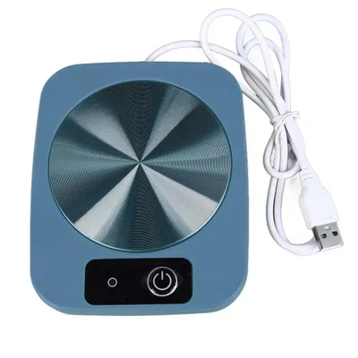 Produktbild von Smart Coffee Warmer – USB-betriebener Tassenwärmer mit konstanter Temperatur für Büro, Reisen & Zuhause – Blau