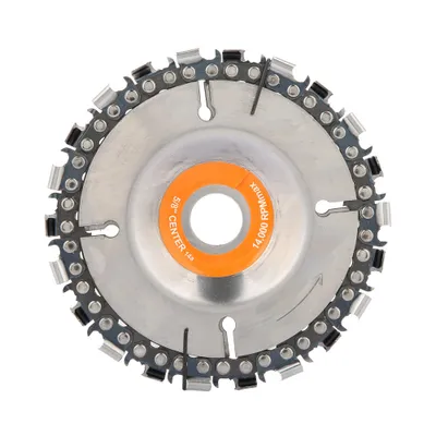 Obrázek produktu pro 4" řetězový kotouč s 22 zuby pro dřevoobrábění Řetězový kotouč pro úhlovou brusku 100/115 mm