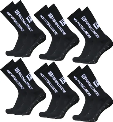 Obrázek produktu pro Fotbalové ponožky 6-pack Sportovní ponožky Protiskluzové sportovní ponožky gr.39-46