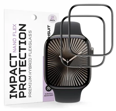 Obrázok produktu pre Techsuit – Nanoprotekčná fólia pre Apple Watch 42 mm (2 kusy) – čierna