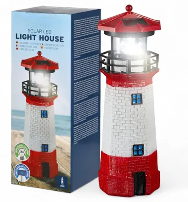 Zdjęcie produktu dla Solarna latarnia LED - Odporna na warunki atmosferyczne do ogrodu i balkonu